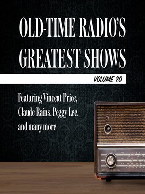 cover image of Old-Time Radio's Greatest Shows, Volume 20